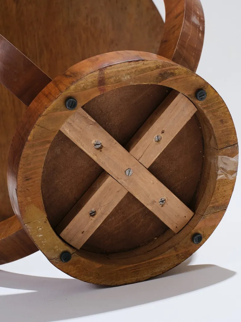 Online Pamono Art Deco Wooden Pedestal Table, 1930s