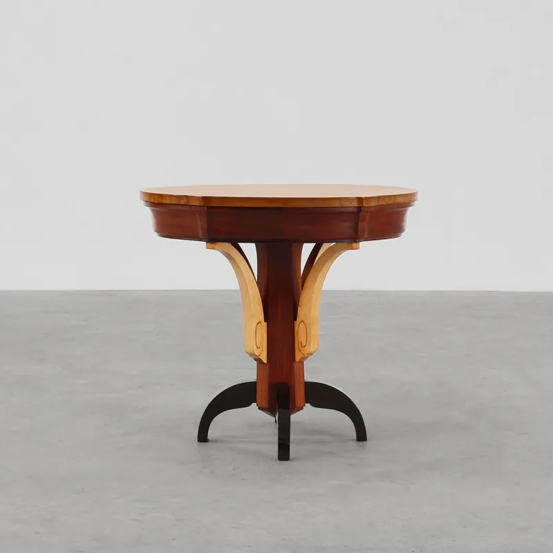 Sale Pamono Art Deco Wooden Side Table, France, 1930s