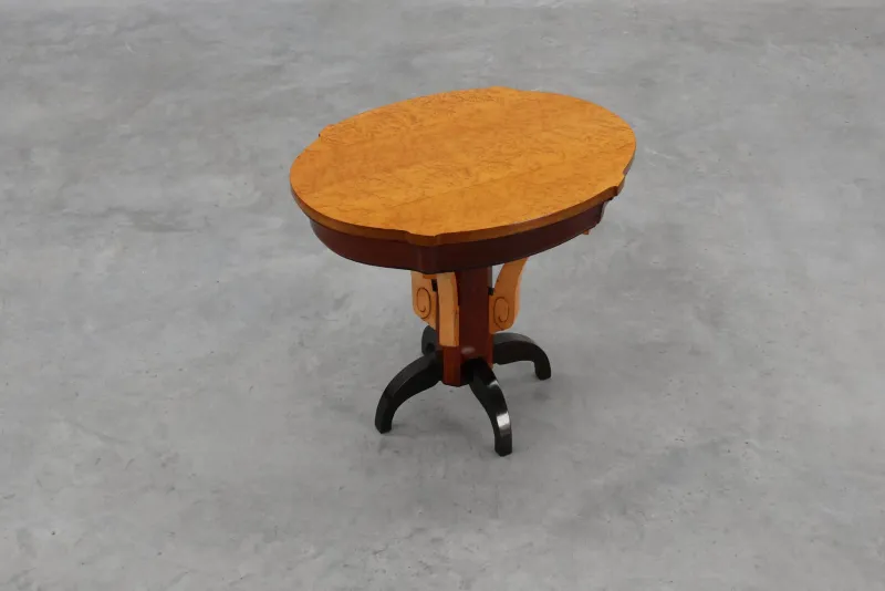 Sale Pamono Art Deco Wooden Side Table, France, 1930s