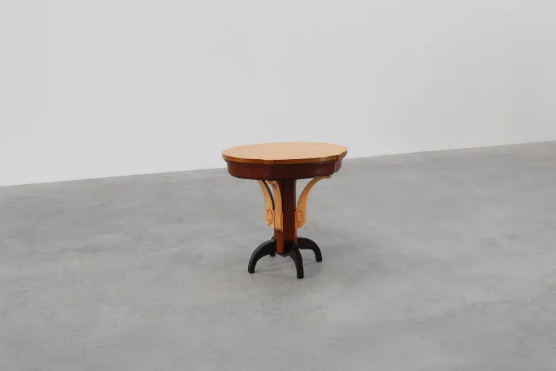 Sale Pamono Art Deco Wooden Side Table, France, 1930s
