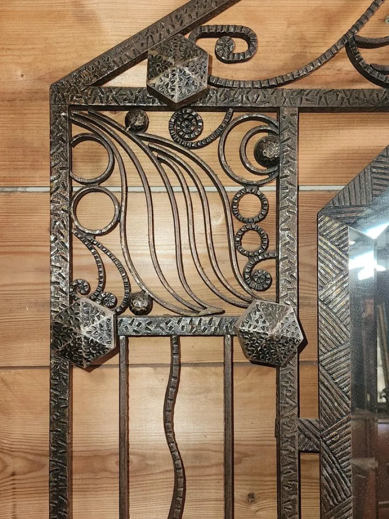Pamono Art Deco Wrought Iron Cloakroom> Racks, Hooks & Valets