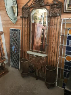 Pamono Art Deco Wrought Iron Cloakroom><noscript><img width=