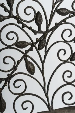 Pamono Art Deco Wrought Iron Fire Screen, 1930s