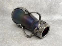 Pamono Art Nouveau Art Glass Vase attributed to Wilhelm Kralik Sohne, 1890s><noscript><img width=