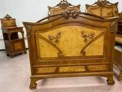 Pamono Art Nouveau Bedroom Set by Louis Majorelle, 1890s, Set of 7><noscript><img width=