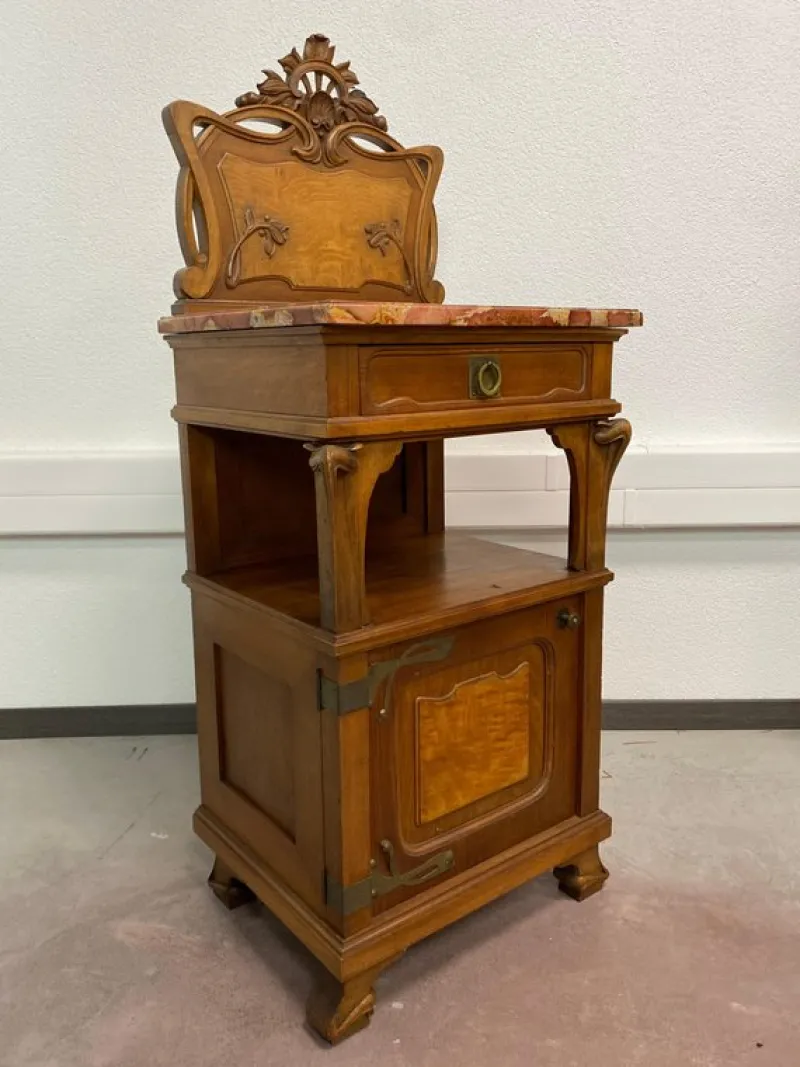 Pamono Art Nouveau Bedroom Set by Louis Majorelle, 1890s, Set of 7> Living Room Sets