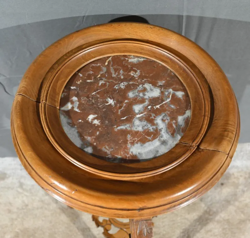 Pamono ,Art Nouveau Beech Bolster, 1890s> Pedestals And Columns