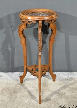 Pamono ,Art Nouveau Beech Bolster, 1890s><noscript><img width=