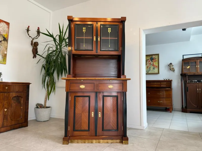 Pamono Art Nouveau Bookcase, 1920s> Shelves & Wall Units
