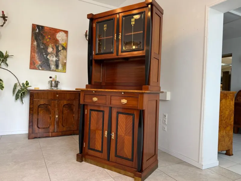 Pamono Art Nouveau Bookcase, 1920s> Shelves & Wall Units