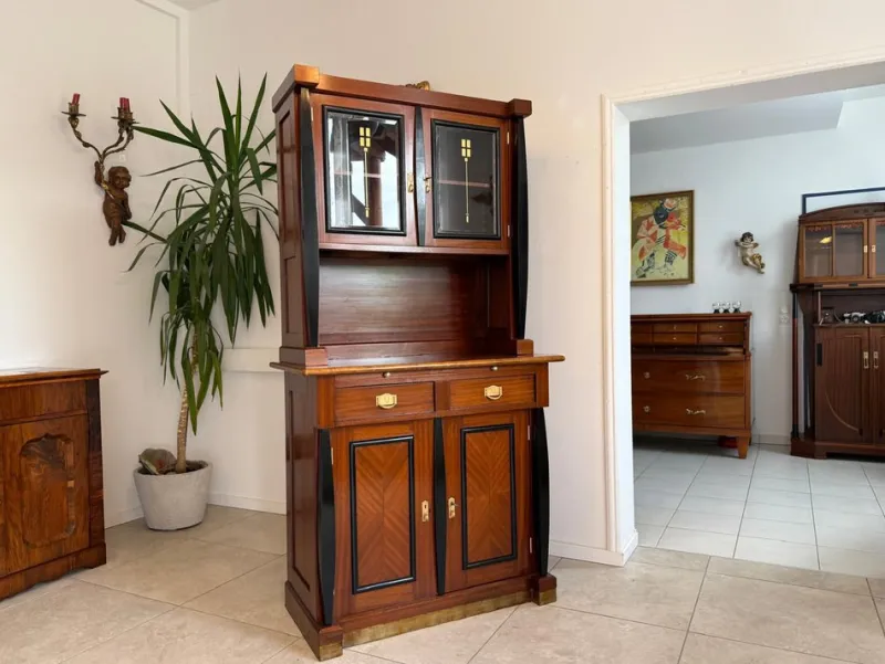 Pamono Art Nouveau Bookcase, 1920s> Shelves & Wall Units