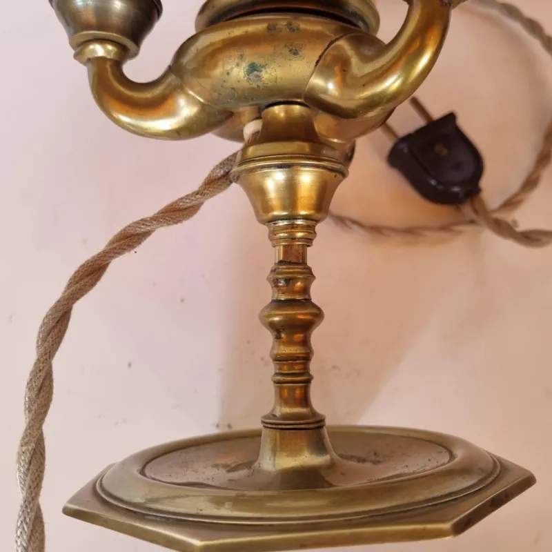 Pamono Art Nouveau Bouillotte Desk Lamp, 1920s> Table Lamps