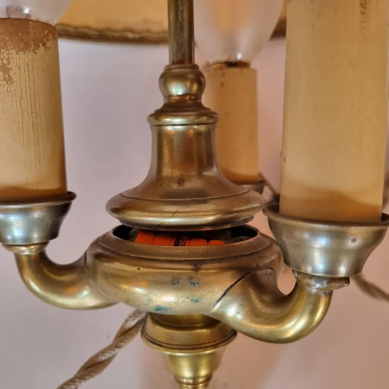Pamono Art Nouveau Bouillotte Desk Lamp, 1920s> Table Lamps