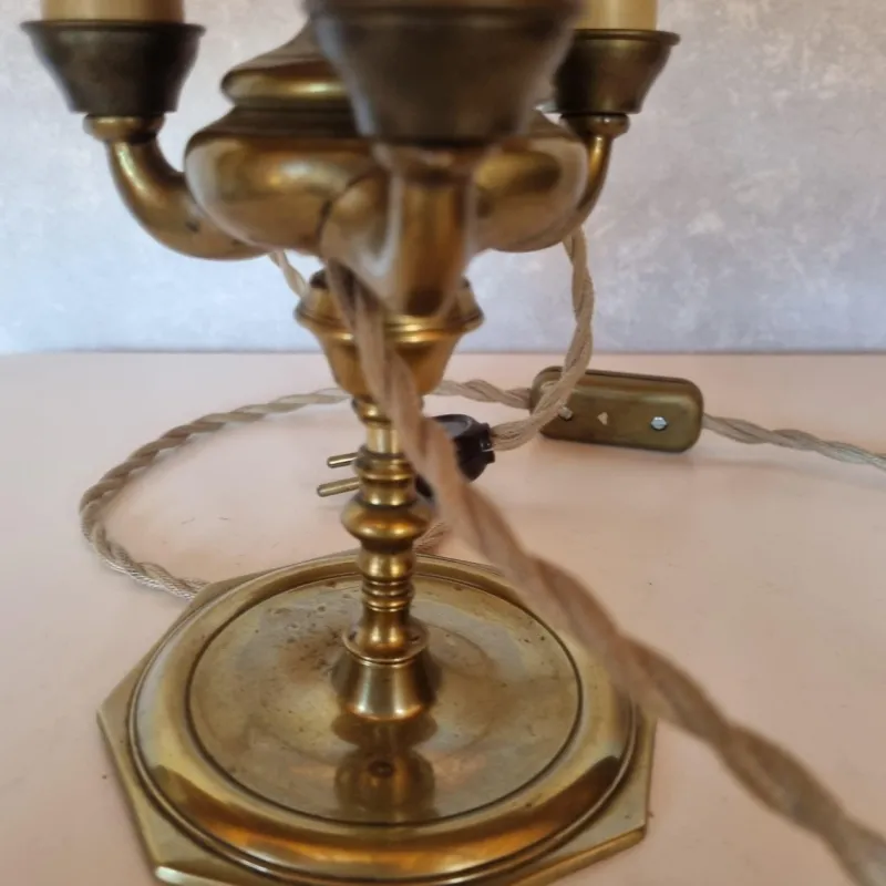 Pamono Art Nouveau Bouillotte Desk Lamp, 1920s> Table Lamps