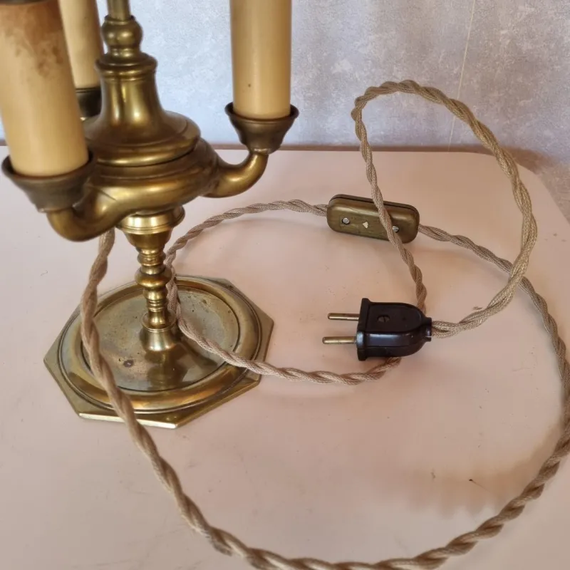 Pamono Art Nouveau Bouillotte Desk Lamp, 1920s> Table Lamps