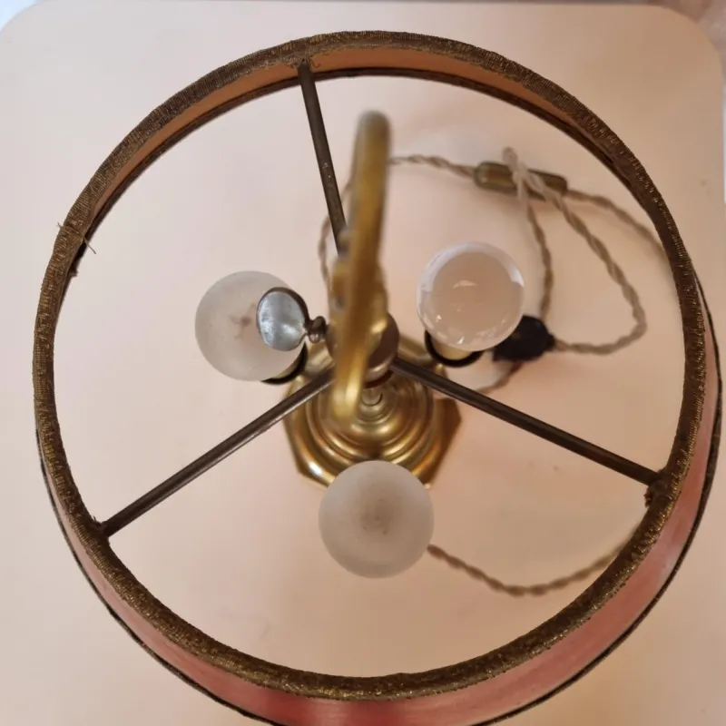 Pamono Art Nouveau Bouillotte Desk Lamp, 1920s> Table Lamps