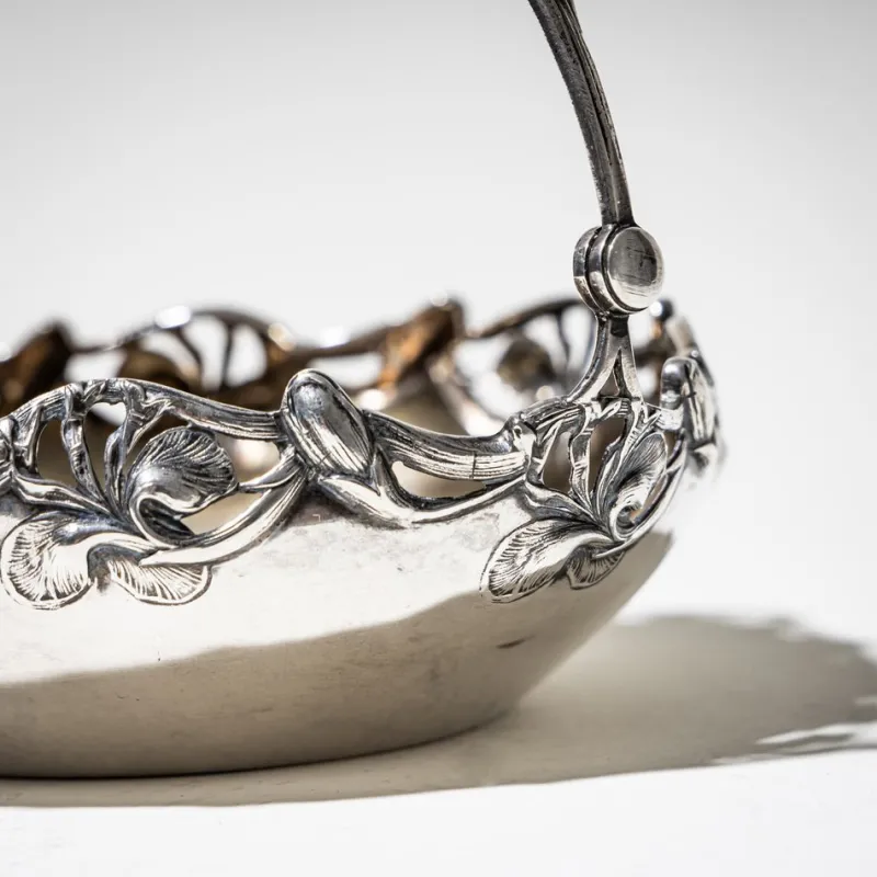 Pamono Art Nouveau Bowls in Silver by Wilhelm Binder, Set of 2