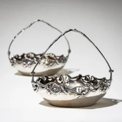 Pamono Art Nouveau Bowls in Silver by Wilhelm Binder, Set of 2