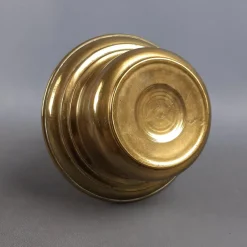 Pamono Art Nouveau Brass and Glass Oil Lamp from Matador Brenner, 1930s><noscript><img width=