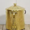 Pamono Art Nouveau Brass Coal Bin