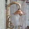 Pamono Art Nouveau Brass Copper Wall Lantern Outdoor Lamp> Garden Lighting