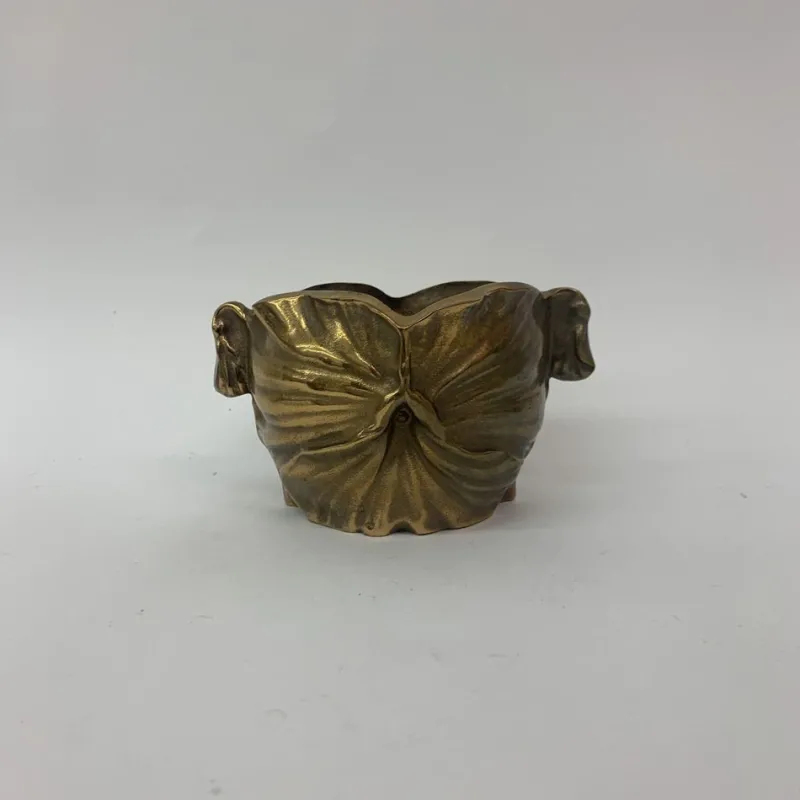 Pamono Art Nouveau Bronze Flower Pot, 1930s> Planters And Jardiniere