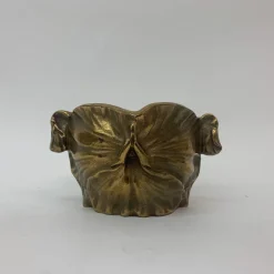 Pamono Art Nouveau Bronze Flower Pot, 1930s><noscript><img width=