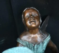Sale Pamono Art Nouveau Bronze Garden Fountain Fairy Nymph