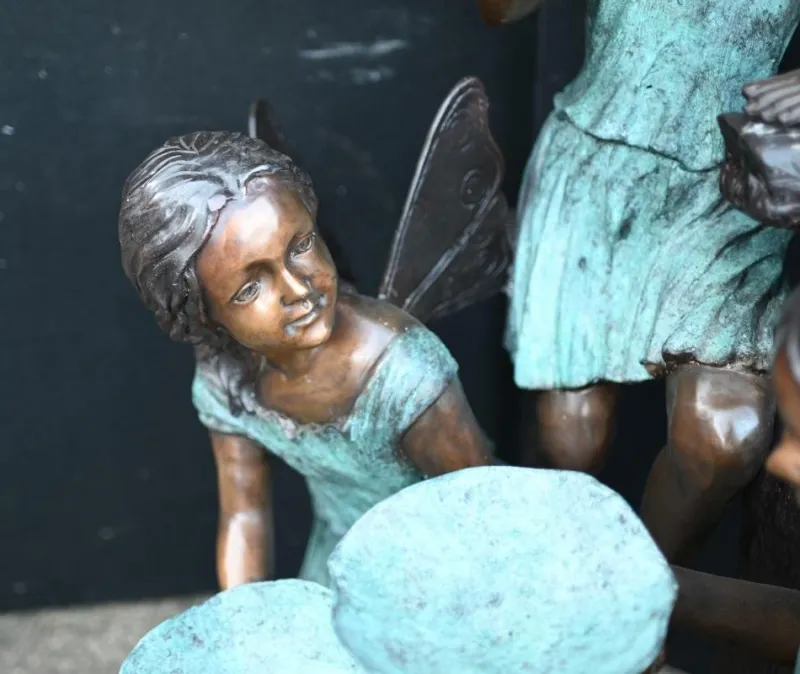 Sale Pamono Art Nouveau Bronze Garden Fountain Fairy Nymph
