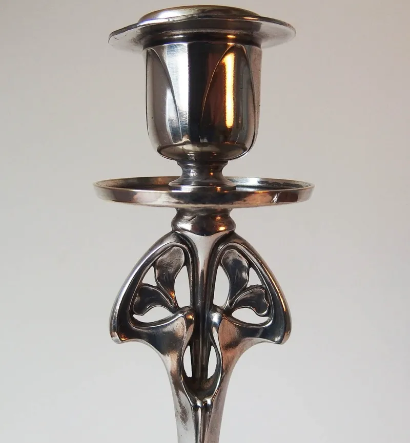 Online Pamono Art Nouveau Candlesticks from WMF, 1890s, Set of 2