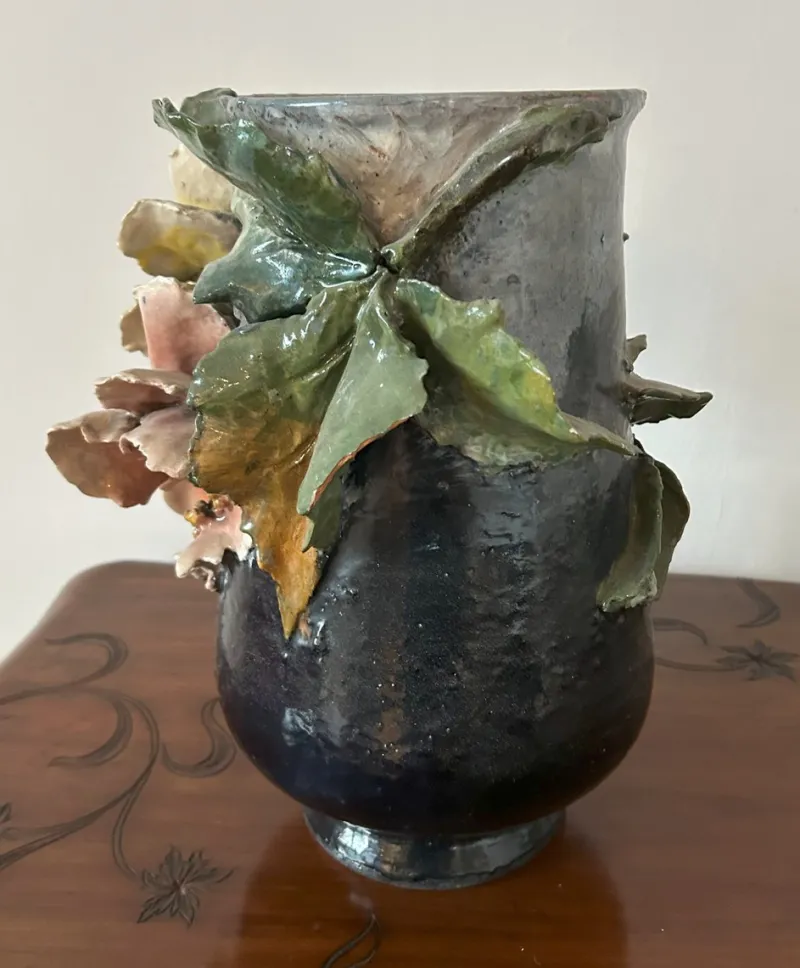 Hot Pamono Art Nouveau Ceramic Vases from Haviland & Co., 1890s, Set of 2