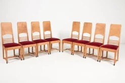 Sale Pamono Art Nouveau Chairs from Alfred Grenander, Set of 8