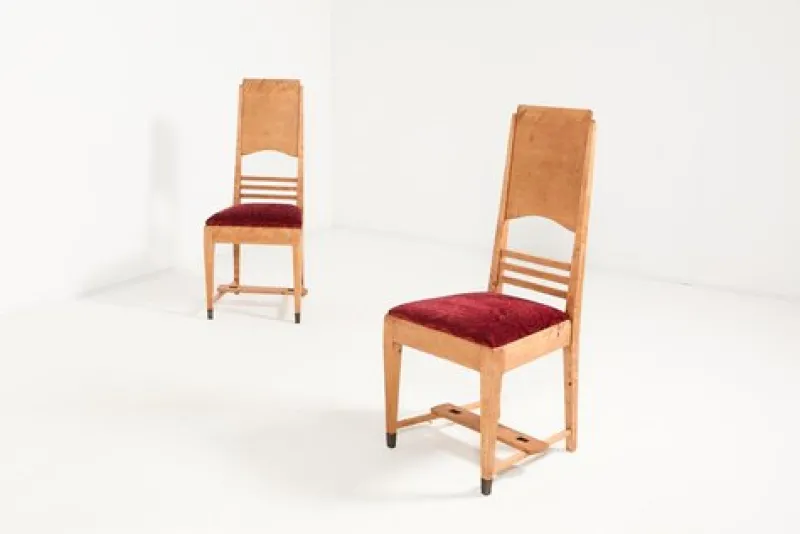Sale Pamono Art Nouveau Chairs from Alfred Grenander, Set of 8