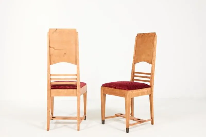 Sale Pamono Art Nouveau Chairs from Alfred Grenander, Set of 8