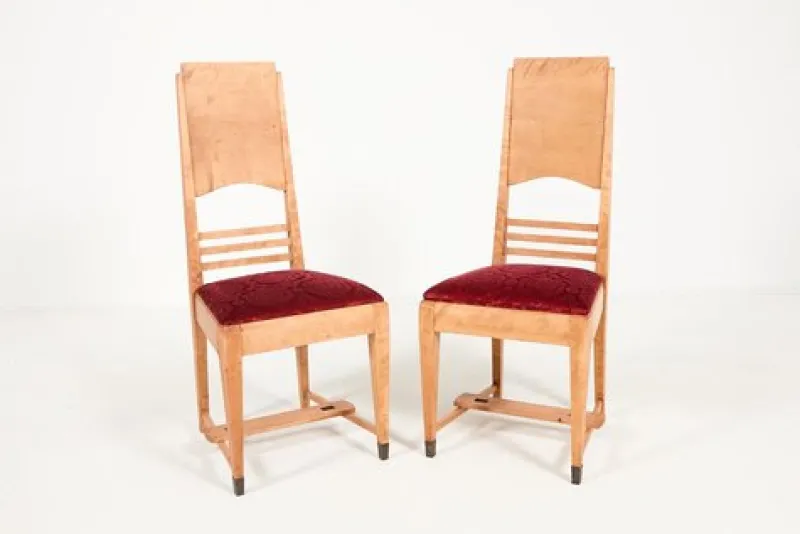 Sale Pamono Art Nouveau Chairs from Alfred Grenander, Set of 8