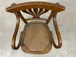 Pamono Art Nouveau Children's Armchair attributed to J&J Kohn, 1890s
