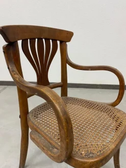 Pamono Art Nouveau Children's Armchair attributed to J&J Kohn, 1890s