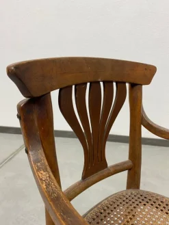 Pamono Art Nouveau Children's Armchair attributed to J&J Kohn, 1890s