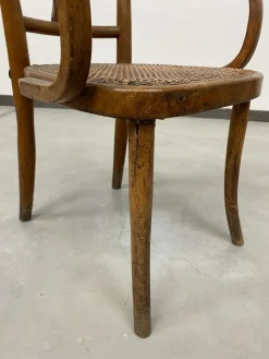 Pamono Art Nouveau Children's Armchair attributed to J&J Kohn, 1890s