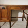 New Pamono Art Nouveau Childrens Desk in Oak with Original Folding Compartment, Germany, 1890s