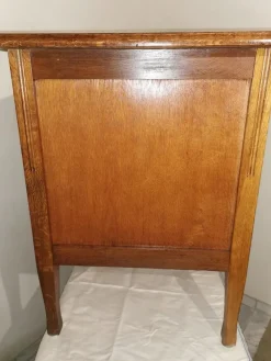 New Pamono Art Nouveau Childrens Desk in Oak with Original Folding Compartment, Germany, 1890s