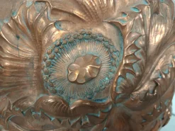 Pamono Art Nouveau Copper Planter Pot, 1890s><noscript><img width=