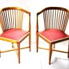 Pamono Art Nouveau Corner Chairs by J. M.olbrich / M. Niedermoser, Vienna, Austria, 1902, Set of 2> Side Chairs & Dining Chairs