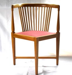 Pamono Art Nouveau Corner Chairs by J. M.olbrich / M. Niedermoser, Vienna, Austria, 1902, Set of 2><noscript><img width=