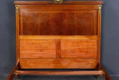 Pamono Art Nouveau Double Bed in Mahogany> Beds & Bedroom Sets
