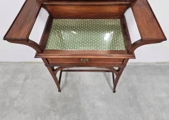 Pamono Art Nouveau Dressing or Vanity Table with Mirror in Walnut, 1890s><noscript><img width=