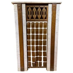 Pamono Art Nouveau Fireplace Cladding, 1910s> Fireplaces And Mantels