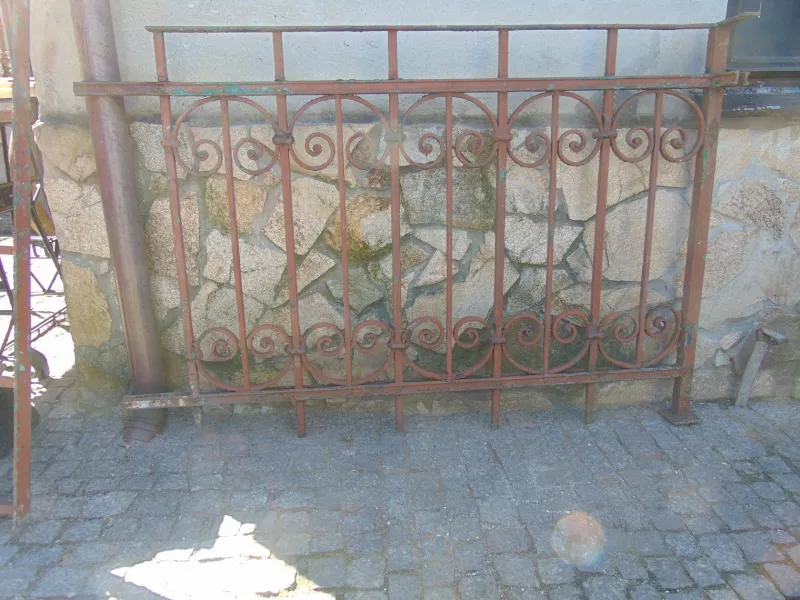 Pamono Art Nouveau Forged Grating> Garden Accessories