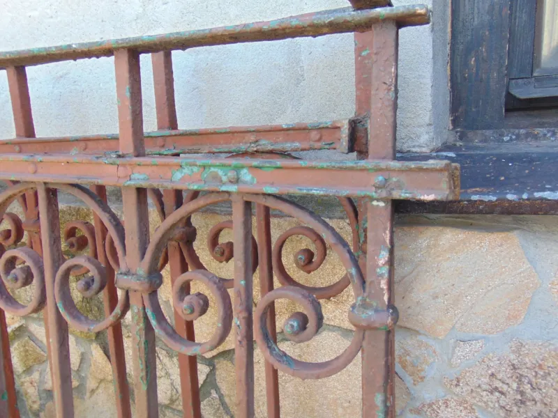 Pamono Art Nouveau Forged Grating> Garden Accessories