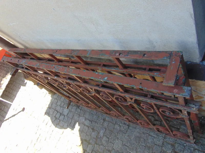 Pamono Art Nouveau Forged Grating> Garden Accessories
